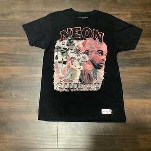 Mitchell & Ness Atlanta Falcons Neon Deion Sanders Graphic T-Shirt